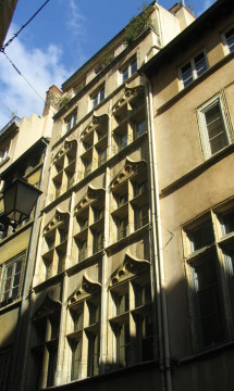 Immeuble inscrit 7 rue Saint-Jean Lyon 5 – Façade